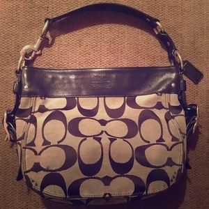 Coach Signature Zoe Hobo Handbag